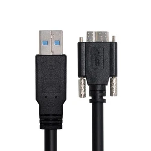 USB 3.0 A type Cable Male to Micro USB 3.0 B Male with Mount Panel Screws - Picture 1 of 50