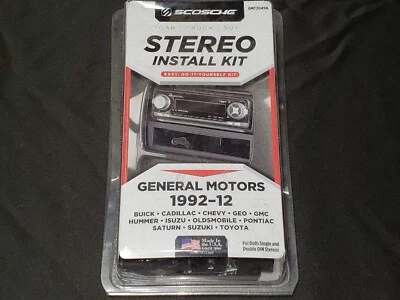 SCOSCHE *GMT2049A* STEREO INSTALL KIT - GENERAL MOTORS CHEVY GM 1992 - 12 - Image 1 of 3