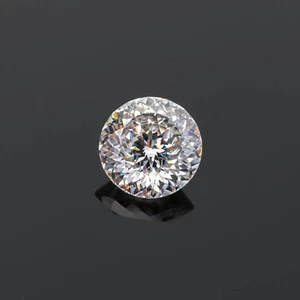 Diamante Sciolto Naturale Lusso Certificato 10 Ct Taglio Tondo Colore Bianco Grado D VVS1 - Foto 1 di 4
