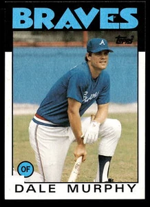 1986 Topps #600 Dale Murphy | Arpin Mint Cards - Bild 1 von 2