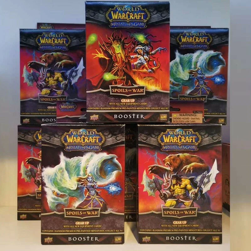 World of Warcraft Miniaturas Juego Spoils of War Booster Pack Cubierta Superior Lote de 3 Foto 1 de 1
