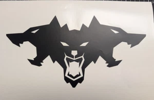 Cyberbeast vinyl decal sticker Matte Black 30" length by 15.75" inches tall - Picture 1 of 4