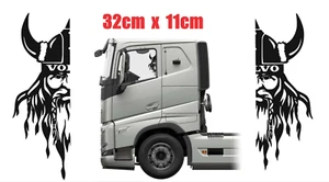 VOLVO truck decals x 2. van window graphic sticker 15 COLOUR. FREE POSTAGE - Picture 1 of 5