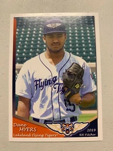 2019 Dane Myers Card Lakeland Flying Tigers Team Card - Picture 1 of 1