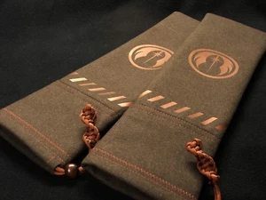 CUSTOM SABER BAGS PROTECT LIGHTSABER FROM DAMAGE DUST TRANSPORT COPPER JEDI - Imagen 1 de 5