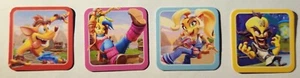 Crash Bandicoot - Crash Team Rumble - Mini Trading Cards (x4) - McDonalds 2023 - Picture 1 of 2