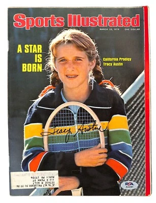 Tracy Austin signed 1976 Tennis Sports Illustrated 91565 - Image 1 of 3
