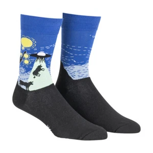 Sock It To Me Men's Crew Socks - The Starry Flight (UK 6-12) - Picture 1 of 1