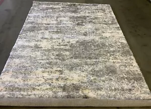 GREY BLUE / CREAM 6'-0" x 9'-0" Flaw in Rug, Reduced Price 1172671404 BER219G-6 - Picture 1 of 4