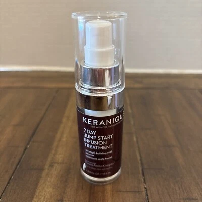 Tratamiento capilar con infusión Keranique 7 días Jump Start .355 oz / 10,5 ml NUEVO Foto 1 de 4