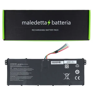 Batteria Nero 11,4 V 2750 mAh SOSTITUTIVA Acer AC14B13K, AC14B18J, - Foto 1 di 9