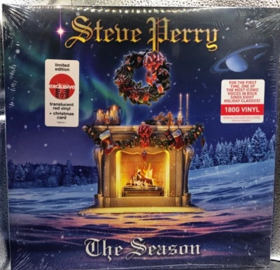 Steve Perry The Season Vinyl LP Limited Edition Red Vinyl w Christmas Card New Foto 1 de 4