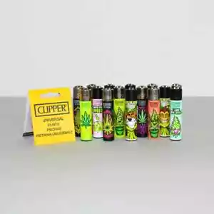Original Clipper Feuerzeug 15 x Clipper mit Hanfmotive (Weed) Collector Mix - Bild 1 von 3