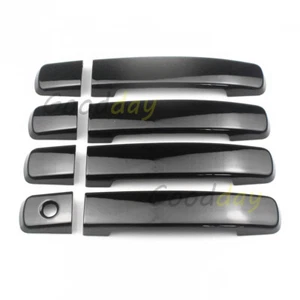 Door Handle Cover Trim Accessories For For Nissan Frontier 2005-2021 Gloss Black - Picture 1 of 4
