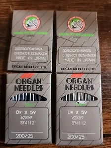 40 (4 PACKS)Organ Needle 62X59 DVX59 114SC - Picture 1 of 2