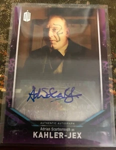 Topps Doctor Who Autograph Card Adrian Scarborough As Kahler-Jex - Picture 1 of 1