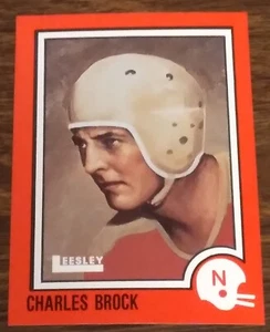 Charles Brock - #47 Center Nebraska 1936-39 (Leesley Trading Card) - Picture 1 of 2
