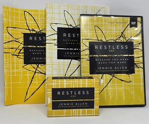 Restless -Because You Were Made For More -Book/Booklet/DVD/Cards by Jennie Allen - Imagen 1 de 11