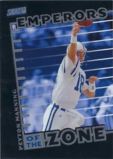 1999 Stadium Club Emperors of the Zone #E4 Peyton Manning Indianapolis Colts HOF