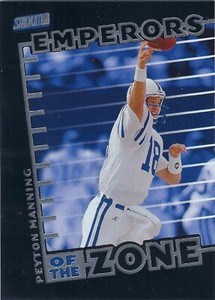 1999 Stadium Club Emperors of the Zone #E4 Peyton Manning Indianapolis Colts HOF