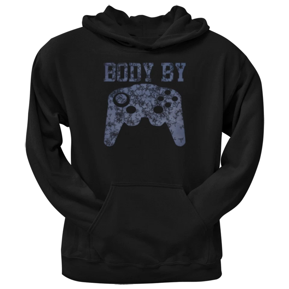 Body by Console Black Adult Pullover Hoodie — 第 1/1 张图片