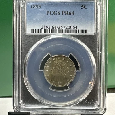 1895 Liberty Head Nickel Coin PCGS PR 64 PROOF TYPE COIN!!! - Image 1 of 4