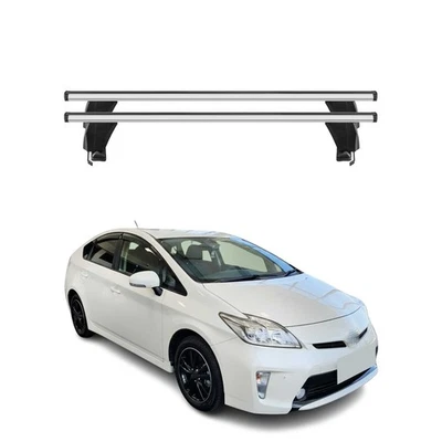 Barras transversales de techo para Toyota Prius 2010-2015 2 piezas gris aluminio Foto 1 de 4