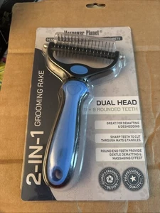 Maxpower Planet Haustierpflegebürste - doppelseitiges Schuppen-, Entfilzungswerkzeug - Bild 1 von 2