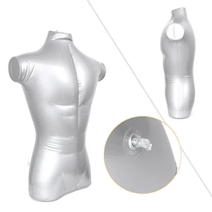 1pc männlich aufblasbares Schaufensterpuppen torso Modell + S-Form Haken Anzeige - Bild 1 von 11