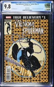 True Believers Venom vs Spider-Man 1 CGC 9.8 segunda segunda variante de impresión 2018 - Imagen 1 de 2
