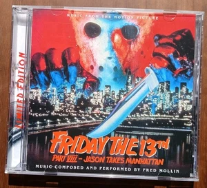 FRIDAY THE 13TH Part VIII Jason Takes Manhattan Soundtrack CD Limited Edition 89 - Picture 1 of 2
