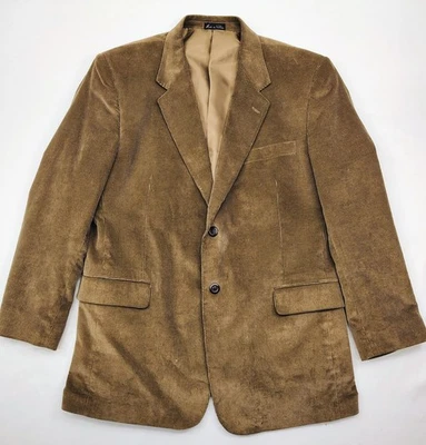 Chaqueta Blazer Alan River Pana Para Hombre Talla 44R Abrigo Deportivo Marrón Dos Botones Foto 1 de 4