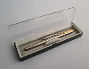 1987 PARKER ARROW Flighter GT (PARKER 95) 14K Gold Nib Fountain Pen - France - Picture 1 of 13