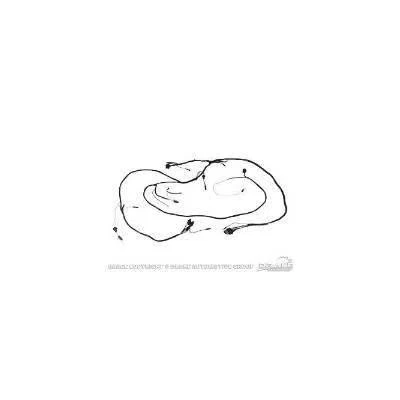 Scott Drake C5ZZ-14290-WG Headlight Wiring Harness with Fog Light Feed Built In - Image 1 of 1