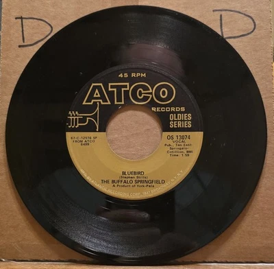 The Buffalo Springfield: Bluebird/Mr. Soul Atco Oldies 45rpm VG+ - Image 1 of 2