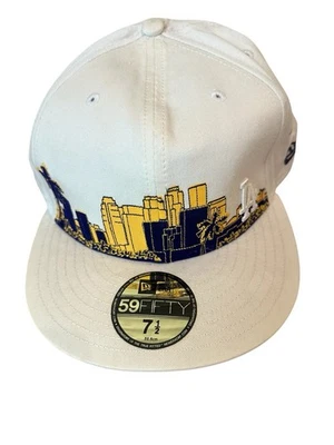 Los Angeles Dodgers City Deep Skyline Era MLB Baseball Fitted 7 1/2 Cap Hat - Image 1 of 4
