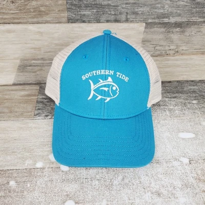 Southern Tide The SkipJack Washed Trucker Cap Mens One Size Snapback Hat - Image 1 of 4