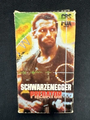 VTG Predator (1987) 1990 CBS FOX VHS Arnold Schwarzenegger Sci-Fi Action Used - Image 1 of 4