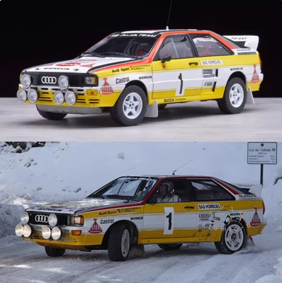 Coche de rally Sunstar 1:18 Audi Quattro A2 WRC modelo de aleación Foto 1 de 4