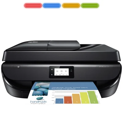 Impresora de inyección de tinta inalámbrica todo en uno HP Officejet 5255 - NUEVA tinta | RENOVADA Foto 1 de 4