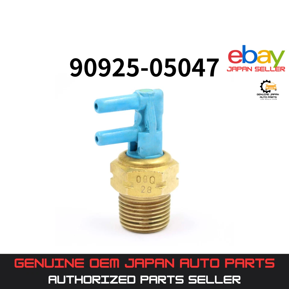 TOYOTA Genuine OEM VALVE, BIMETAL VACUUM SWITCHING COROLLA AE86 90925-05047* Foto 1 de 1
