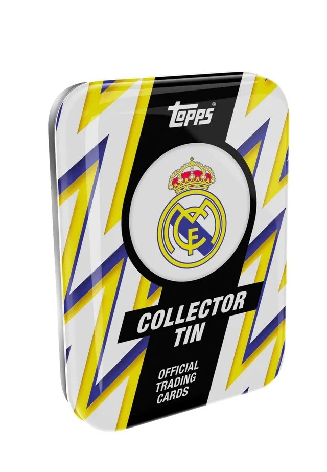 2025-26 Topps Real Madrid Collectors Tin Set - Image 1 of 1