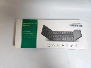 Clavier Bluetooth pliable NEUF avec pavé tactile sans fil OS Android Windows Mac - Photo 1/3