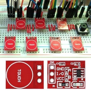 Modular Touch Button SelfLocking Capacitive Switch 50pcs Ttp223 Compact Size - Photo 1/9