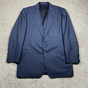Canali 2 Button Wool Blazer Mens 52R (42R) Blue Navy 13220/32 Suit Jacket - Picture 1 of 12
