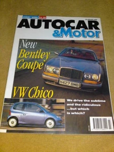 AUTOCAR - BENTLEY COUPE 15 Jan 1992 Vol 191 No 3 - Imagen 1 de 1