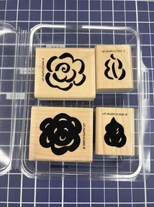 Stampin Up! Rubber Stamp Set BRUSHSTROKE BLOSSOMS 9267 - Picture 1 of 7