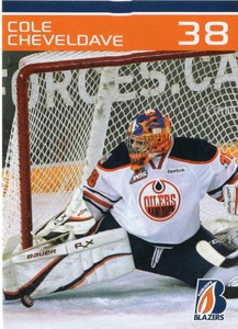 2011/12 Kamloops Blazers - COLE CHEVELDAVE (g)