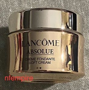 LancômeAbsolueRevitalizingBrightening SoftCream With Grand RoseExtracts-0.5oz - Picture 1 of 2