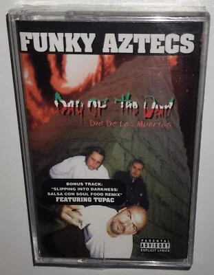 FUNKY AZTECS DAY OF THE DEAD (1995) BRAND NEW SEALED CASSETTE 2PAC SHAKUR - Image 1 of 2